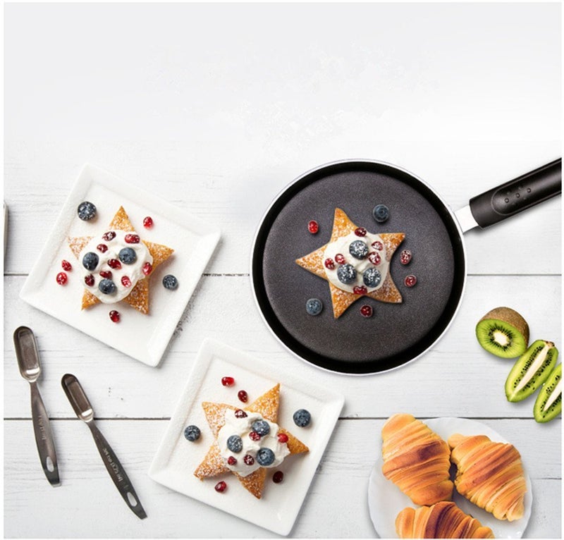 SWETON Egg Molds Egg Shaper Egg Ring Pancake Maker with Handle-6PCS - Image 5